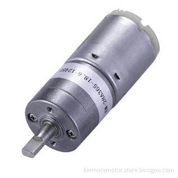 12V DC Geared Motor for Vending Machines/Robots/Car Readers, Ø6mm Inline Shaft/27.5mm Gearbox